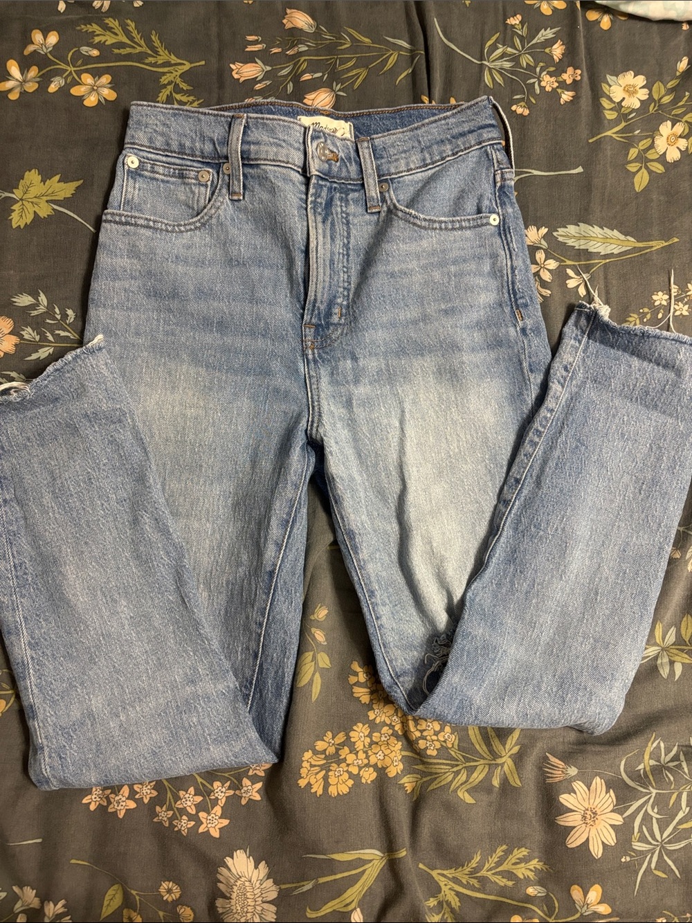 Madewell The Perfect Vintage Crop High-Waisted Jean in Medium Wash Size 26